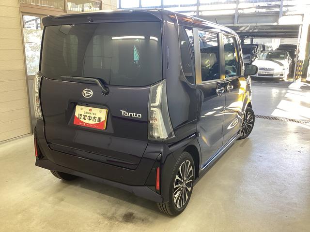 タントカスタムRS衝突被害軽減ブレーキ 横滑り防止装置 オートハイビーム アイドリングストップ ステアリングスイッチ オートライト キーフリー オートエアコン ディスプレイオーディオ バックカメラ ETC マット(岐阜県)の中古車