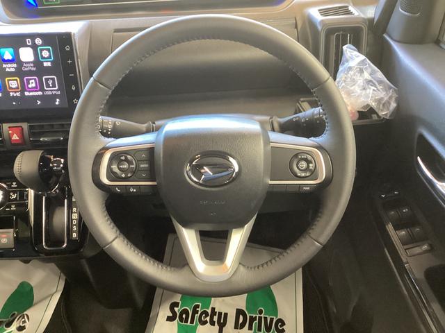 タントカスタムRS衝突被害軽減ブレーキ 横滑り防止装置 オートハイビーム アイドリングストップ ステアリングスイッチ オートライト キーフリー オートエアコン ディスプレイオーディオ バックカメラ ETC マット(岐阜県)の中古車