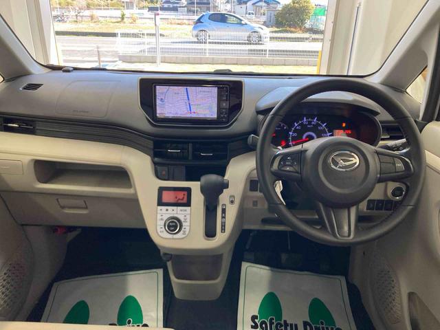 ムーヴXターボ SAII衝突被害軽減ブレーキ 横滑り防止装置 アイドリングストップ ステアリングスイッチ オートライト キーフリーシステム オートエアコン ナビ ドラレコ バックカメラ マット バイザー(岐阜県)の中古車