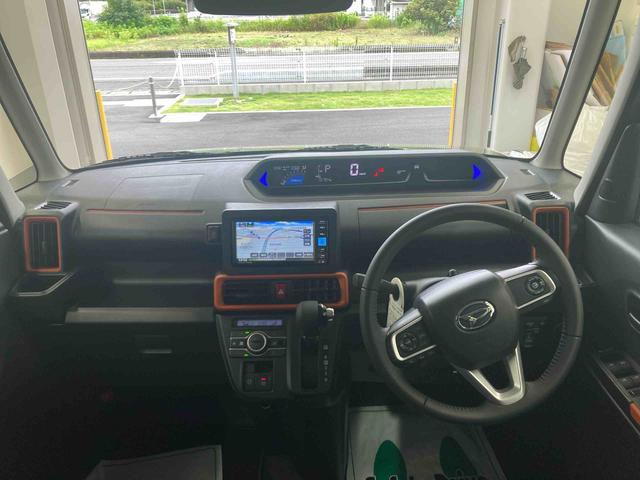 タントファンクロスターボリミテッド衝突被害軽減ブレーキ　横滑り防止装置　オートマチックハイビーム　アイドリングストップ　ステアリングスイッチ　オートライト　キーフリーシステム　オートエアコン　両側電動スライドドア　純正アルミホイール（岐阜県）の中古車