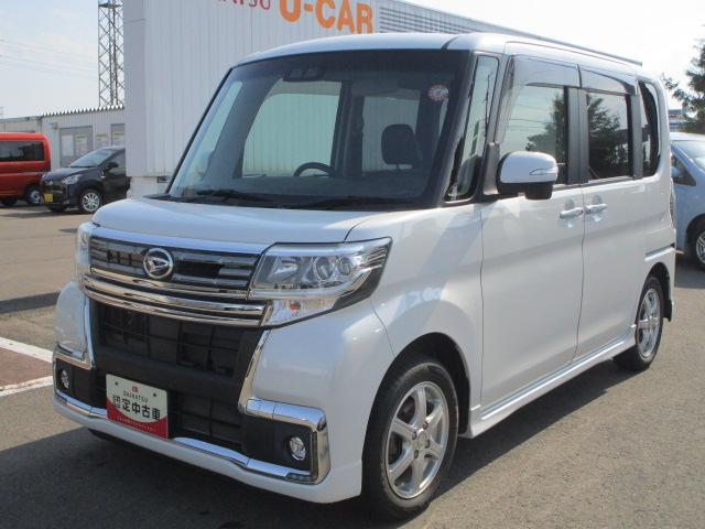 タントカスタムＲＳ　トップエディションＶＳ　ＳＡIII４ＷＤ　ターボ　スマートアシスト　両側パワースライドドア　ＬＥＤヘッドライト　ダイハツ純正ナビ　リモコンエンジンスターター　ＥＴＣ車載器　運転席シートヒーター　アイドリングストップ（北海道）の中古車