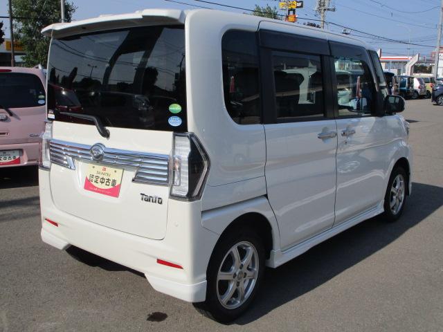 タントカスタムＲＳ　トップエディションＶＳ　ＳＡIII４ＷＤ　ターボ　スマートアシスト　両側パワースライドドア　ＬＥＤヘッドライト　ダイハツ純正ナビ　リモコンエンジンスターター　ＥＴＣ車載器　運転席シートヒーター　アイドリングストップ（北海道）の中古車