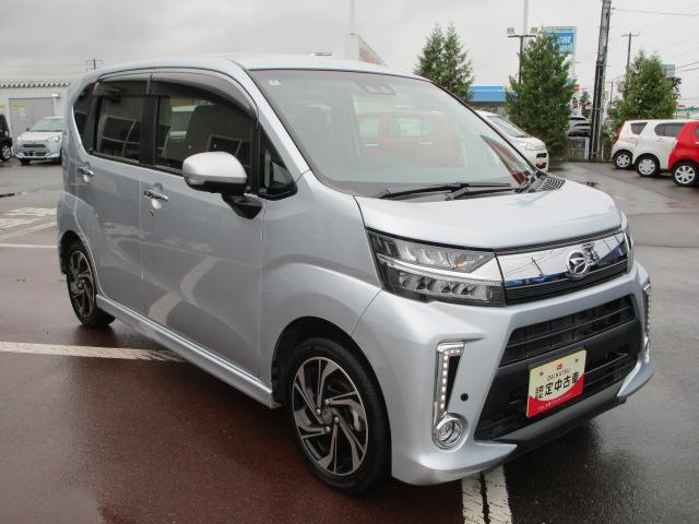 ムーヴカスタム　ＲＳ　ハイパーリミテッドＳＡIII４ＷＤ　スマートアシスト　ＬＥＤヘッドライト　オートライト　オートエアコン　ＣＤチューナー　ＭＯＭＯステアリング　前後コーナーセンサー　運転席シートヒーター　キーフリーシステム　アイドリングストップ（北海道）の中古車