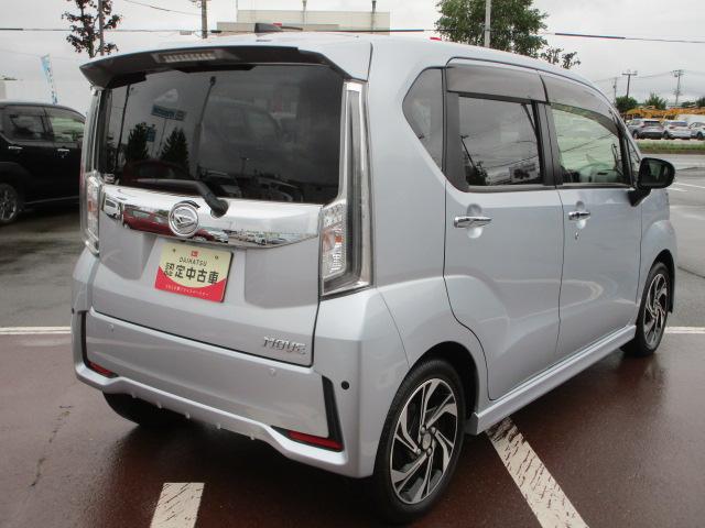 ムーヴカスタム　ＲＳ　ハイパーリミテッドＳＡIII４ＷＤ　スマートアシスト　ＬＥＤヘッドライト　オートライト　オートエアコン　ＣＤチューナー　ＭＯＭＯステアリング　前後コーナーセンサー　運転席シートヒーター　キーフリーシステム　アイドリングストップ（北海道）の中古車