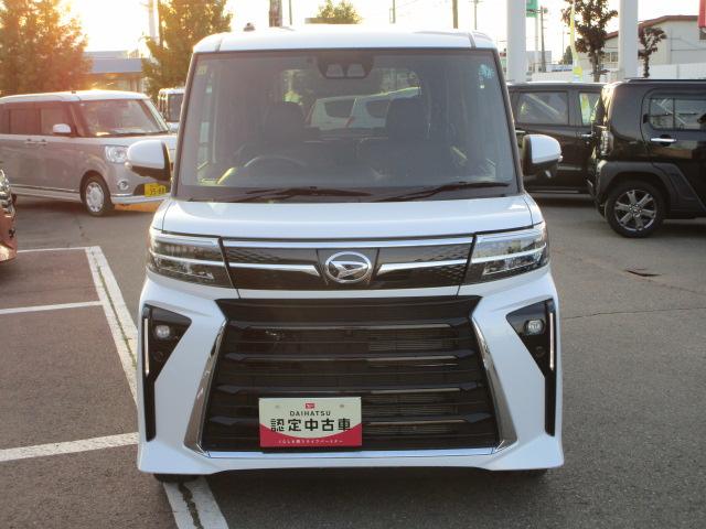 タントカスタムＲＳ４ＷＤ　ターボ　両側パワースライドドア　ＬＥＤヘッドライト　オートライト　オートエアコン　オーディオレス　リモコンエンジンスターター　ＥＴＣ車載器　運転席助手席シートヒーター　アイドリングストップ（北海道）の中古車