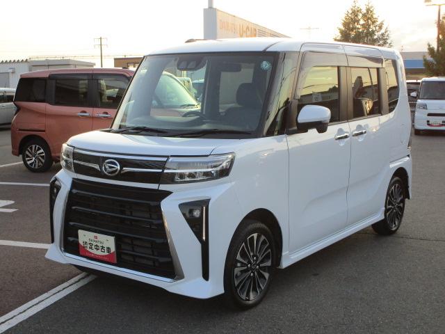 タントカスタムＲＳ４ＷＤ　ターボ　両側パワースライドドア　ＬＥＤヘッドライト　オートライト　オートエアコン　オーディオレス　リモコンエンジンスターター　ＥＴＣ車載器　運転席助手席シートヒーター　アイドリングストップ（北海道）の中古車