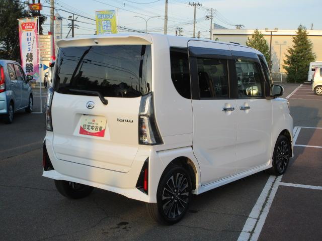 タントカスタムＲＳ４ＷＤ　ターボ　両側パワースライドドア　ＬＥＤヘッドライト　オートライト　オートエアコン　オーディオレス　リモコンエンジンスターター　ＥＴＣ車載器　運転席助手席シートヒーター　アイドリングストップ（北海道）の中古車