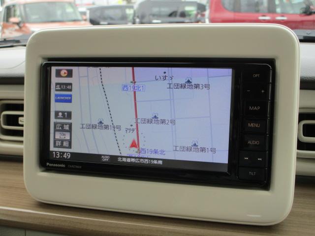 アルトラパンＸ４ＷＤ　カーナビ　バックモニター　キーフリーシステム　オートエアコン　ＨＩＤヘッドライト　オートライト　運転席助手席シートヒーター　アルミホイール　アイドリングストップ（北海道）の中古車