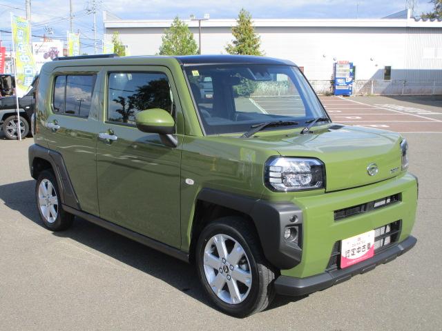 タフトＧ４ＷＤ　スマートアシスト　ガラスルーフ　ＬＥＤヘッドライト　オートライト　ＣＤ／ＵＳＢチューナー　運転席助手席シートヒーター　オートエアコン　キーフリーシステム　アイドリングストップ（北海道）の中古車
