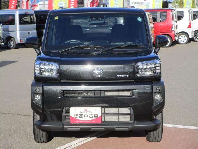タフトG4WD スマートアシスト ガラスルーフ LEDヘッドライト オートライト オートエアコン オーディオレス 運転席助手席シートヒーター 前後コーナーセンサー アルミホイール アイドリングストップ(北海道)の中古車