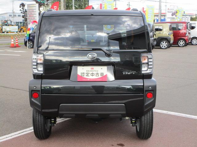 タフトG4WD スマートアシスト ガラスルーフ LEDヘッドライト オートライト オートエアコン オーディオレス 運転席助手席シートヒーター 前後コーナーセンサー アルミホイール アイドリングストップ(北海道)の中古車