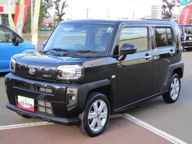 タフトG4WD スマートアシスト ガラスルーフ LEDヘッドライト オートライト オートエアコン オーディオレス 運転席助手席シートヒーター 前後コーナーセンサー アルミホイール アイドリングストップ(北海道)の中古車