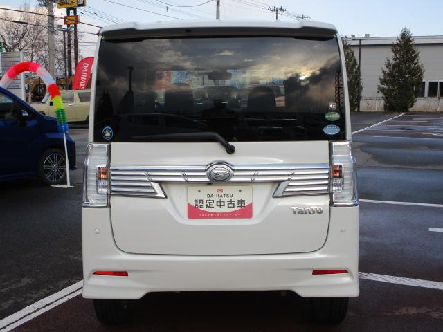 タントカスタムＸ　ＳＡII４ＷＤ　両側パワースライドドア　ダイハツ純正ナビ　バックモニター　リモコンエンジンスターター　ＬＥＤヘッドライト　オートライト　オートエアコン　キーフリーシステム　スマートアシスト　アルミホイール（北海道）の中古車