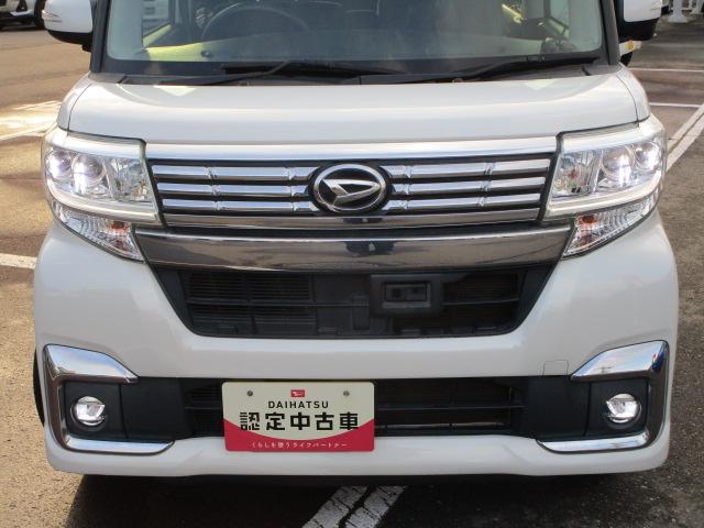 タントカスタムＸ　ＳＡII４ＷＤ　両側パワースライドドア　ダイハツ純正ナビ　バックモニター　リモコンエンジンスターター　ＬＥＤヘッドライト　オートライト　オートエアコン　キーフリーシステム　スマートアシスト　アルミホイール（北海道）の中古車