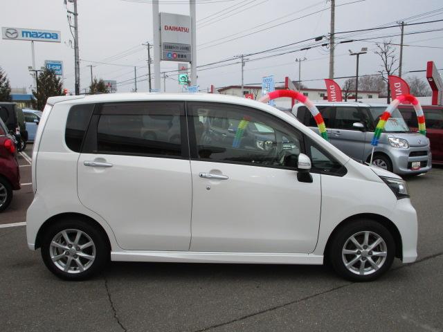 ムーヴカスタム　Ｘリミテッド　ＳＡ４ＷＤ　夏冬タイヤ　カーナビ　バックモニター　キーフリーシステム　オートエアコン　アイドリングストップ　スマートアシスト　ＶＳＣ（横滑り抑制機能）（北海道）の中古車