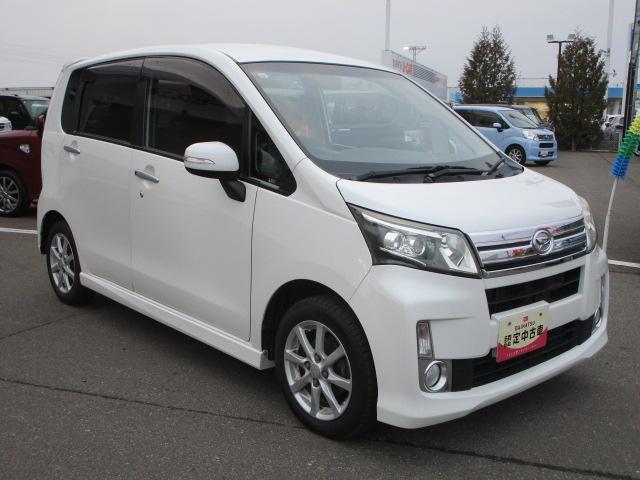 ムーヴカスタム　Ｘリミテッド　ＳＡ４ＷＤ　夏冬タイヤ　カーナビ　バックモニター　キーフリーシステム　オートエアコン　アイドリングストップ　スマートアシスト　ＶＳＣ（横滑り抑制機能）（北海道）の中古車