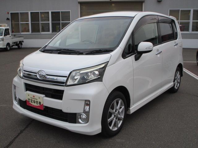 ムーヴカスタム　Ｘリミテッド　ＳＡ４ＷＤ　夏冬タイヤ　カーナビ　バックモニター　キーフリーシステム　オートエアコン　アイドリングストップ　スマートアシスト　ＶＳＣ（横滑り抑制機能）（北海道）の中古車