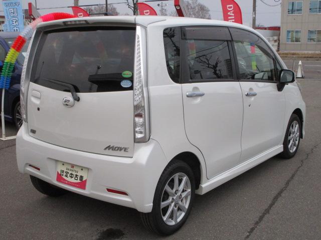 ムーヴカスタム　Ｘリミテッド　ＳＡ４ＷＤ　夏冬タイヤ　カーナビ　バックモニター　キーフリーシステム　オートエアコン　アイドリングストップ　スマートアシスト　ＶＳＣ（横滑り抑制機能）（北海道）の中古車