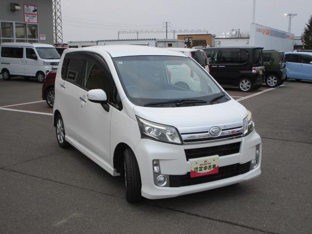 ムーヴカスタム　Ｘリミテッド　ＳＡ４ＷＤ　夏冬タイヤ　カーナビ　バックモニター　キーフリーシステム　オートエアコン　アイドリングストップ　スマートアシスト　ＶＳＣ（横滑り抑制機能）（北海道）の中古車