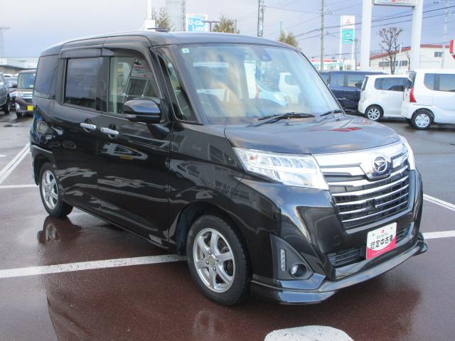 トールカスタムG SAII4WD 両側パワースライドドア ダイハツ純正ナビ バックモニター リモコンエンジンスターター クルーズコントロール オートエアコン 夏冬タイヤ スマートアシスト アイドリングストップ(北海道)の中古車