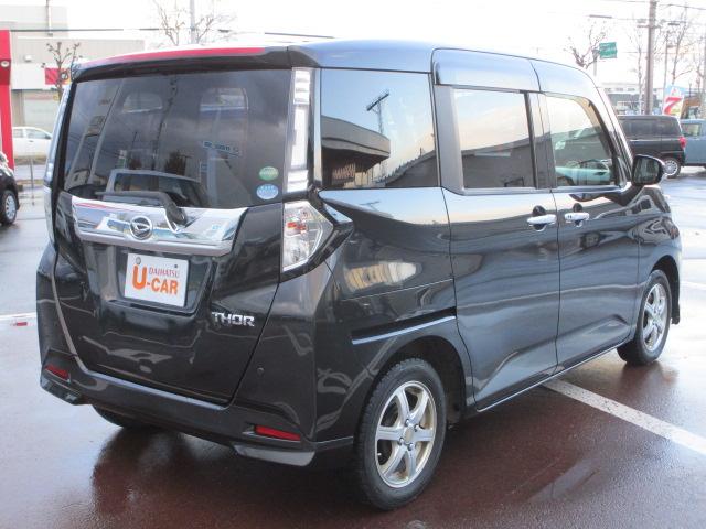 トールカスタムG SAII4WD 両側パワースライドドア ダイハツ純正ナビ バックモニター リモコンエンジンスターター クルーズコントロール オートエアコン 夏冬タイヤ スマートアシスト アイドリングストップ(北海道)の中古車