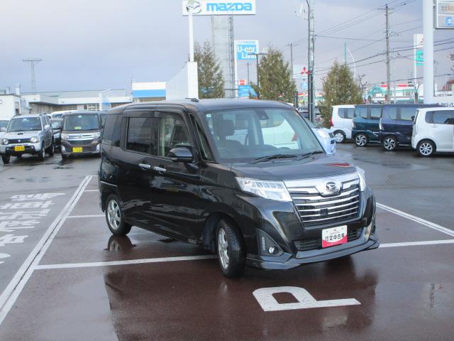 トールカスタムG SAII4WD 両側パワースライドドア ダイハツ純正ナビ バックモニター リモコンエンジンスターター クルーズコントロール オートエアコン 夏冬タイヤ スマートアシスト アイドリングストップ(北海道)の中古車