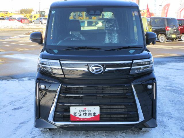 タントカスタムX4WD 両側パワースライドドア LEDヘッドライト オートライト オートエアコン アルミホイール 前後コーナーセンサー 運転席助手席シートヒーター アイドリングストップ(北海道)の中古車