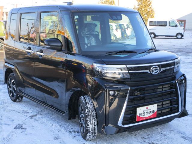 タントカスタムX4WD 両側パワースライドドア LEDヘッドライト オートライト オートエアコン アルミホイール 前後コーナーセンサー 運転席助手席シートヒーター アイドリングストップ(北海道)の中古車