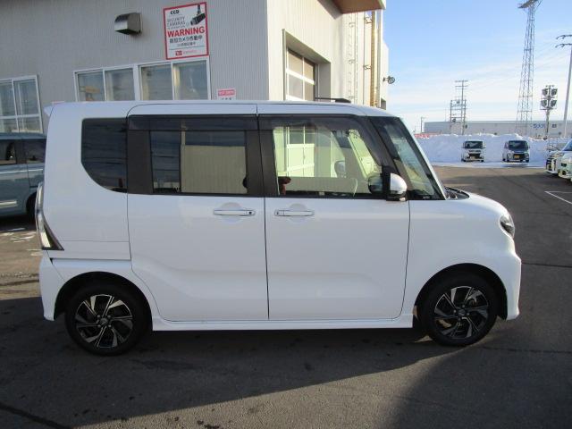 タントカスタムＸ４ＷＤ　両側パワースライドドア　ＬＥＤヘッドライト　オートライト　オートエアコン　運転席助手席シートヒーター　オーディオレス　デジタルメーター　キーフリーシステム　アイドリングストップ（北海道）の中古車