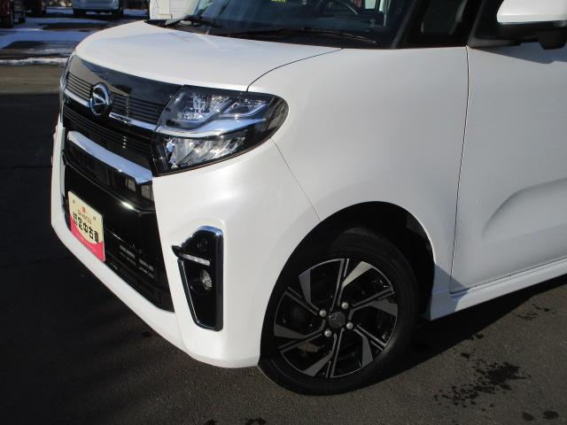 タントカスタムＸ４ＷＤ　両側パワースライドドア　ＬＥＤヘッドライト　オートライト　オートエアコン　運転席助手席シートヒーター　オーディオレス　デジタルメーター　キーフリーシステム　アイドリングストップ（北海道）の中古車