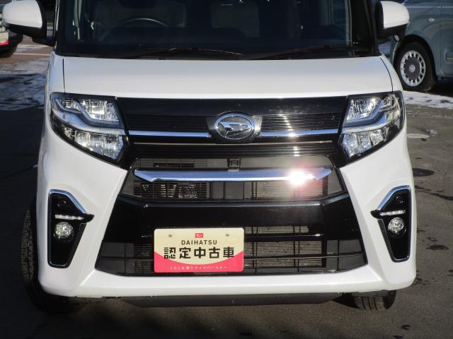 タントカスタムＸ４ＷＤ　両側パワースライドドア　ＬＥＤヘッドライト　オートライト　オートエアコン　運転席助手席シートヒーター　オーディオレス　デジタルメーター　キーフリーシステム　アイドリングストップ（北海道）の中古車
