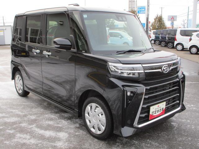 タントカスタムX4WD 両側パワースライドドア 夏冬タイヤ LEDヘッドライト オートライト オートエアコン オーディオレス 運転席助手席シートヒーター 前後コーナーセンサー アイドリングストップ(北海道)の中古車