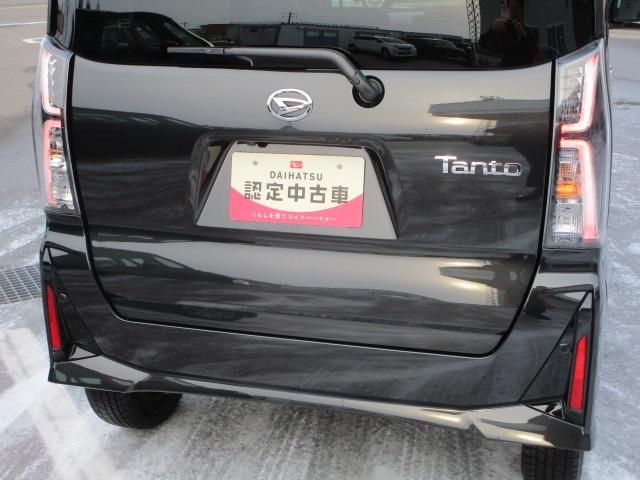 タントカスタムX4WD 両側パワースライドドア 夏冬タイヤ LEDヘッドライト オートライト オートエアコン オーディオレス 運転席助手席シートヒーター 前後コーナーセンサー アイドリングストップ(北海道)の中古車