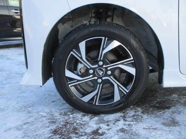 タントカスタムX4WD 両側パワースライドドア オーディオレス LEDヘッドライト オートライト オートエアコン 運転席助手席シートヒーター 前後コーナーセンサー アイドリングストップ VSC(横滑り抑制機能)(北海道)の中古車