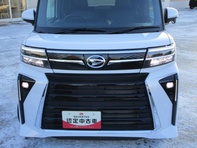 タントカスタムX4WD 両側パワースライドドア オーディオレス LEDヘッドライト オートライト オートエアコン 運転席助手席シートヒーター 前後コーナーセンサー アイドリングストップ VSC(横滑り抑制機能)(北海道)の中古車