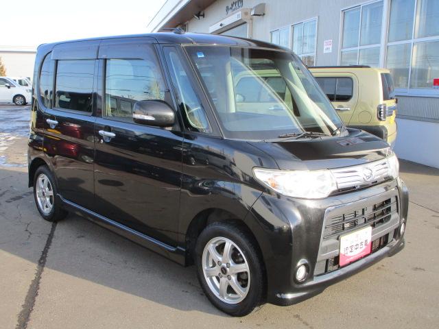 タントカスタムXスペシャル4WD 左パワースライドドア HIDヘッドライト フォグランプ キーフリーシステム カーナビ リモコンエンジンスターター(北海道)の中古車