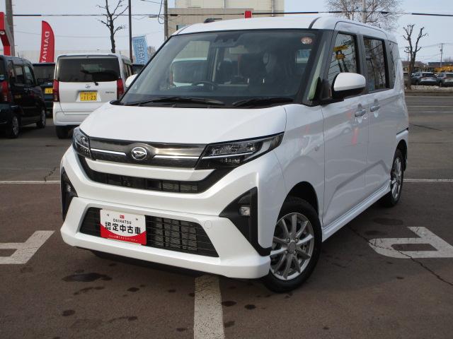 ムーヴＧ４ＷＤ　夏冬タイヤ　両側スライドドア左電動　スマホ連携ディスプレイオーディオ　バックモニター　ワイヤレス充電器　ＬＥＤヘッドライト　オートライト　オートエアコン　電動パーキングブレーキ（北海道）の中古車