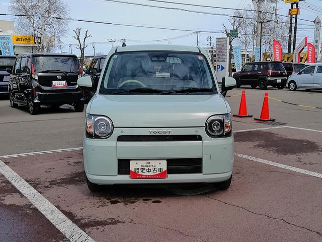 ミラトコットＧ　リミテッド　ＳＡIII４ＷＤ　ＬＥＤヘッドライト　オートライト　オートエアコン　キーフリーシステム　ＣＤ／ＵＳＢ／ＢＴオーディオ　リモコンエンジンスターター　運転席助手席シートヒーター　アイドリングストップ（北海道）の中古車