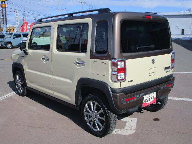 ハスラーＪスタイルIIターボ４ＷＤ　夏冬タイヤ　スズキ純正ナビ　全方位モニター　ＥＴＣ車載器　クルーズコントロール　運転席助手席シートヒーター　スマートキー　ＬＥＤヘッドライト　オートライト　アイドリングストップ（北海道）の中古車