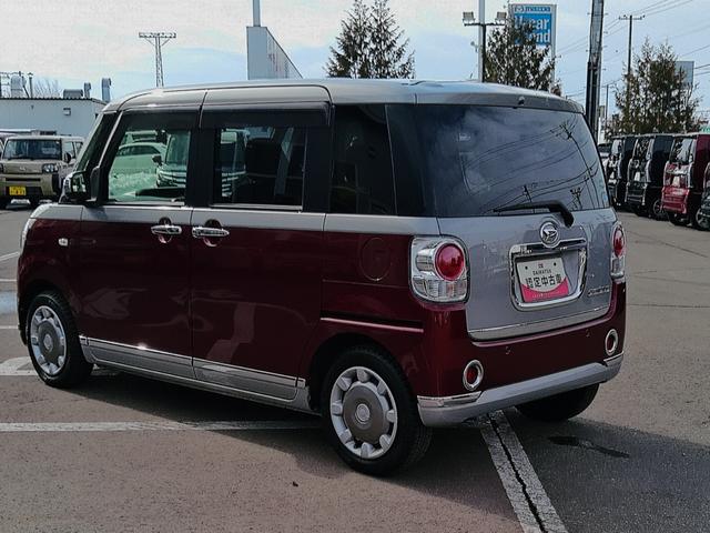 ムーヴキャンバスＧメイクアップ　ＳＡII４ＷＤ　両側パワースライドドア　夏冬タイヤ　ダイヤトーンナビ　バックモニター　リモコンエンジンスターター　ドライブレコーダー　キーフリーシステム　オートエアコン　ＬＥＤヘッドライト　オートライト（北海道）の中古車