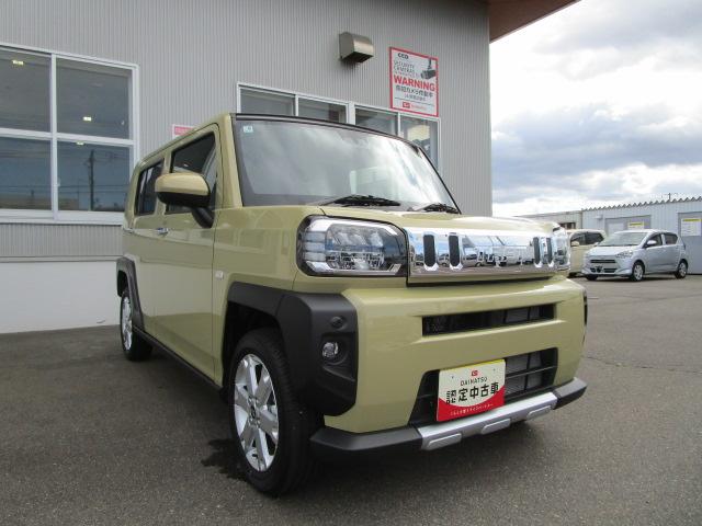 タフトＧ　クロムベンチャー４ＷＤ　ガラスルーフ　ＬＥＤヘッドライト　オートライト　クルーズコントロール　オートエアコン　運転席助手席シートヒーター　前後コーナーセンサー　オーディオレス　アイドリングストップ（北海道）の中古車