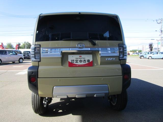 タフトG クロムベンチャー4WD ガラスルーフ LEDヘッドライト オートライト クルーズコントロール オートエアコン 運転席助手席シートヒーター 前後コーナーセンサー オーディオレス アイドリングストップ(北海道)の中古車