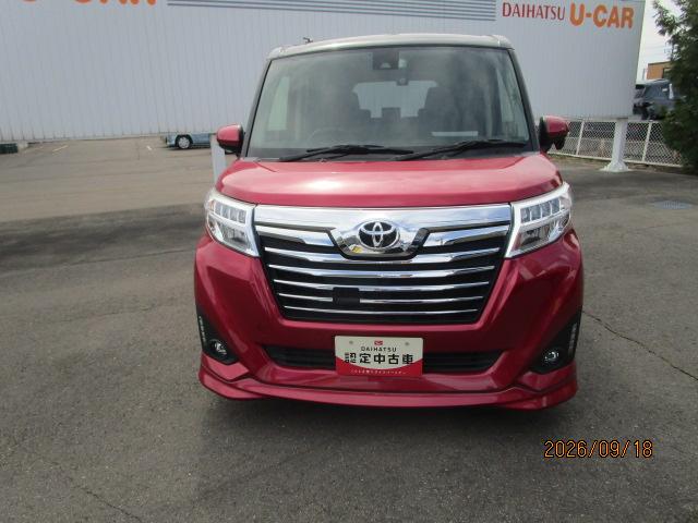 ルーミーカスタムG4WD 両側パワースライドドア 夏冬タイヤ トヨタ純正ナビ バックモニター ETC車載器 運転席助手席シートヒーター オートエアコン キーフリーシステム アイドリングストップ VSC(横滑り抑制機能)(北海道)の中古車