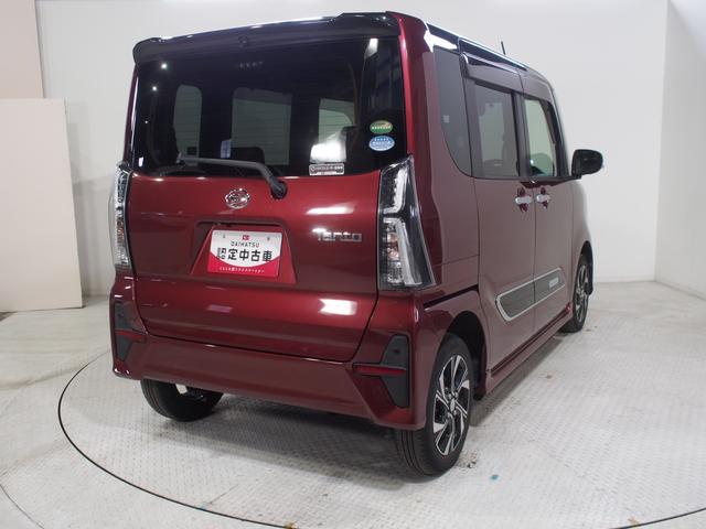タントカスタムＸ４ＷＤ　スマートアシスト　両側パワースライドドア　ＬＥＤヘッドライト　オートライト　ダイハツ純正カーナビ　パノラマモニター　ナビ連動ドライブレコーダー　運転席助手席シートヒーター　アイドリングストップ（北海道）の中古車