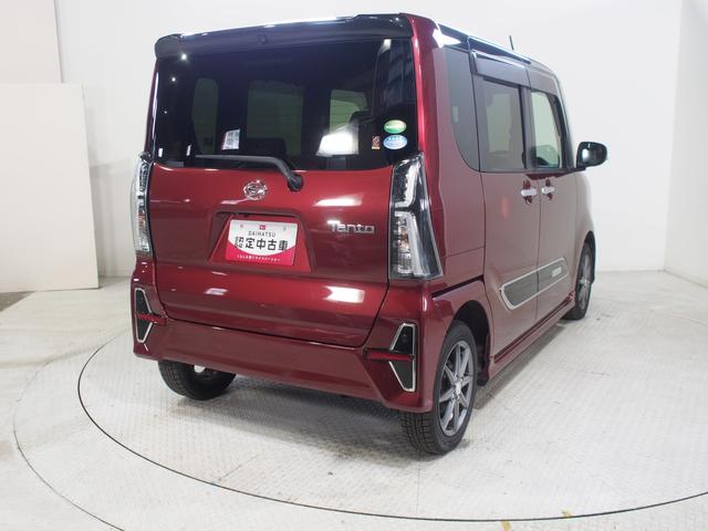 タントカスタムＲＳセレクション４ＷＤ　スマートアシスト　両側パワースライドドア　夏冬タイヤ　ＬＥＤヘッドライト　ダイハツ純正カーナビ　パノラマモニター　ナビ連動ドライブレコーダー　ＥＴＣ車載器　後席テーブル　アイドリングストップ（北海道）の中古車