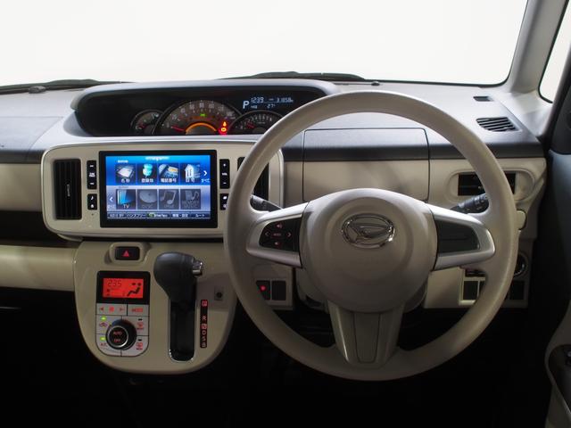 ムーヴキャンバスＧメイクアップ　ＳＡII４ＷＤ　両側パワースライドドア　ＬＥＤヘッドライト　オートライト　オートエアコン　ダイハツ純正ナビ　パノラマモニター　リモコンエンジンスターター　キーフリーシステム　アイドリングストップ（北海道）の中古車