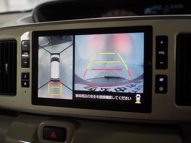 ムーヴキャンバスＧメイクアップ　ＳＡII４ＷＤ　両側パワースライドドア　ＬＥＤヘッドライト　オートライト　オートエアコン　ダイハツ純正ナビ　パノラマモニター　リモコンエンジンスターター　キーフリーシステム　アイドリングストップ（北海道）の中古車