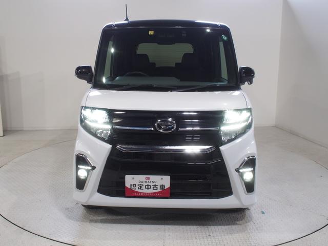 タントカスタムＸ４ＷＤ　スマートアシスト　両側パワースライドドア　ＬＥＤヘッドライト　オートライト　ダイハツ純正ナビ　バックモニター　ナビ連動ドライブレコーダー　運転席助手席シートヒーター　後席テーブル（北海道）の中古車