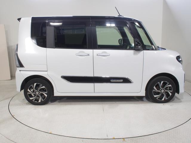 タントカスタムＸ４ＷＤ　スマートアシスト　両側パワースライドドア　ＬＥＤヘッドライト　オートライト　ダイハツ純正ナビ　バックモニター　ナビ連動ドライブレコーダー　運転席助手席シートヒーター　後席テーブル（北海道）の中古車