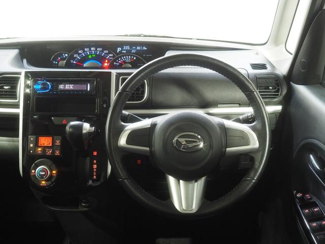 タントカスタムＲＳ４ＷＤ　スマートアシスト　夏冬タイヤ　両側パワースライドドア　ＬＥＤヘッドライト　オートライト　オートエアコン　ＣＤ／ＵＳＢチューナー　リモコンエンジンスターター　アイドリングストップ（北海道）の中古車